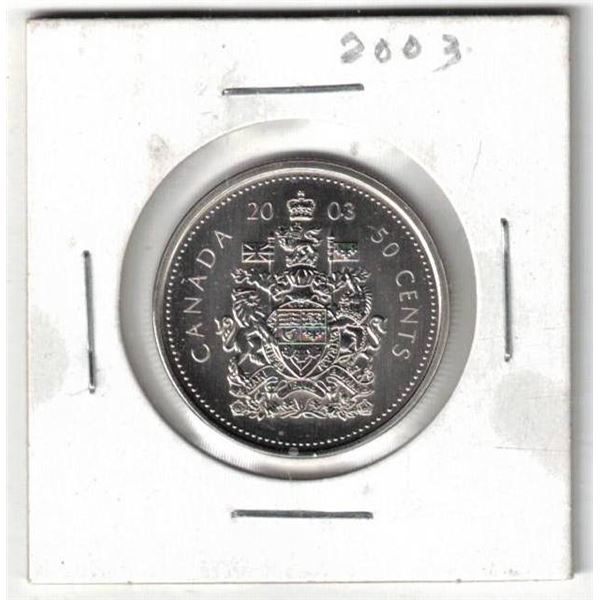 2003P Canada Specimen Finish 50¢,  New coin