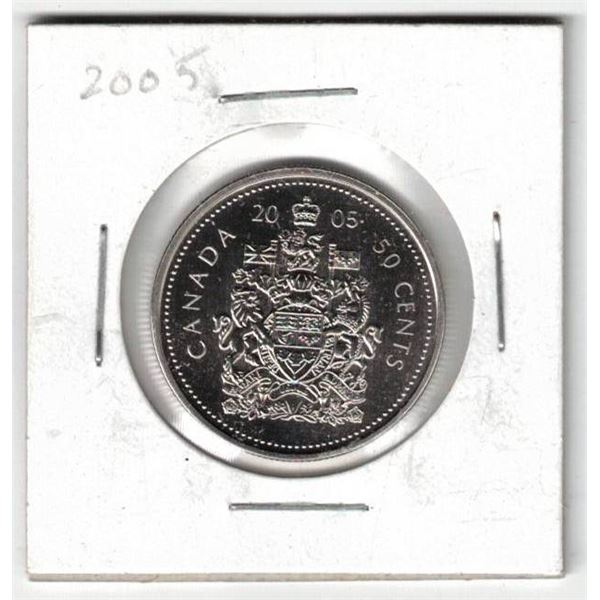 2005P Canada Specimen Finish 50¢,  New coin