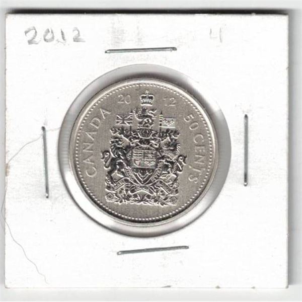 2012 Canada Specimen Finish 50¢,  New coin