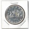 Image 1 : 1965 Canada Silver $1 Dollar, Pointed 5, Coin 2