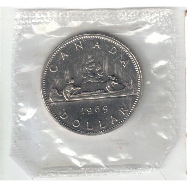 1969 Canada Nickel Dollar Proof Like, New