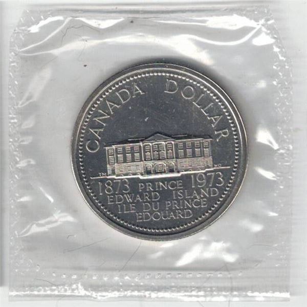 1973 Canada Nickel Dollar "PEI" Proof Like, New