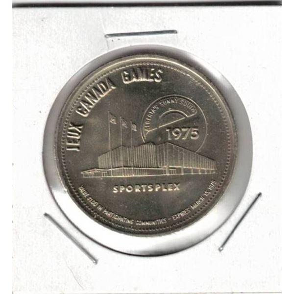 1975 Canada Games Trade Dollar