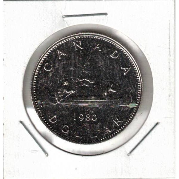 1980 Canada Nickel Dollar Proof Like, New