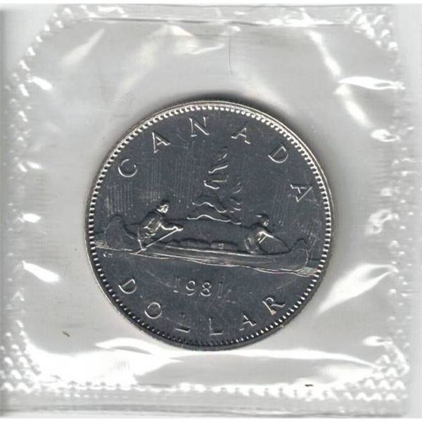 1981 Canada Nickel Dollar Proof Like, New