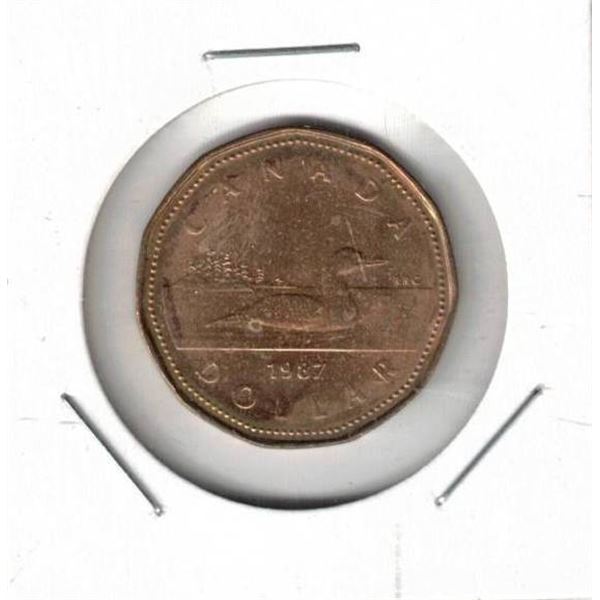 1987 Canada Loon Dollar Business Strike New Coin