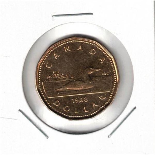 1988 Canada Loon Dollar Business Strike New Coin