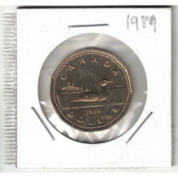 1989 Canada Loon Dollar, Proof Like, New