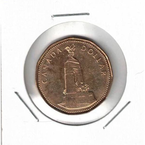 1994 Canada Dollar, Cenotaph, Uncirculated, New