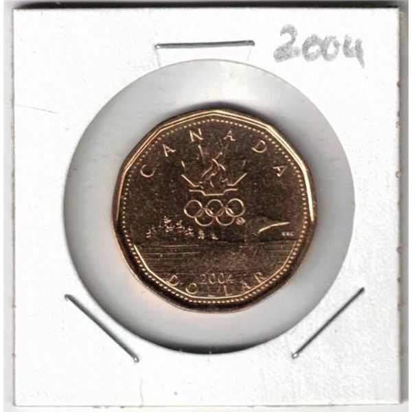 2004 Canada Olympic Loon Dollar, Uncirculated, New