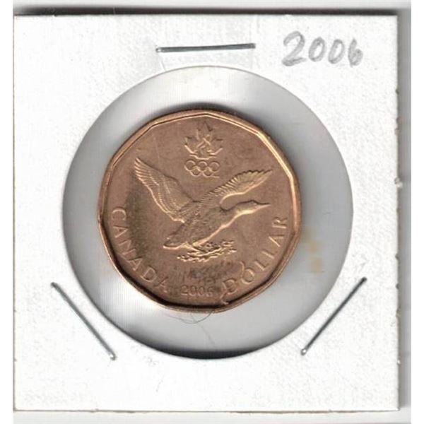2006 Canada Olympic Loon Dollar, Uncirculated, New
