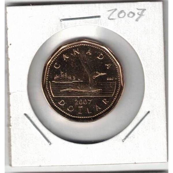 2007 Canada Loon Dollar, Uncirculated, New