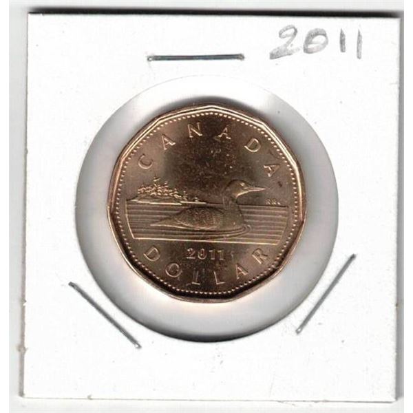 2011 Canada Loon Dollar, Uncirculated, New