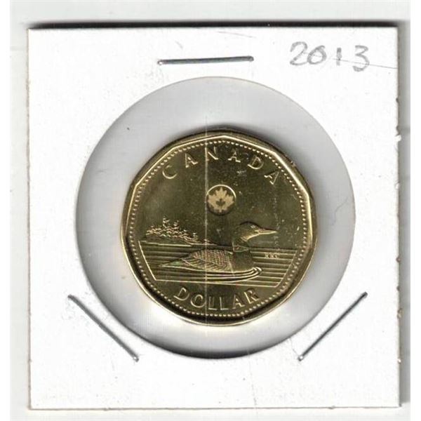 2013 Canada Loon Dollar, Uncirculated, New