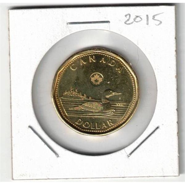 2015 Canada Loon Dollar, Uncirculated, New