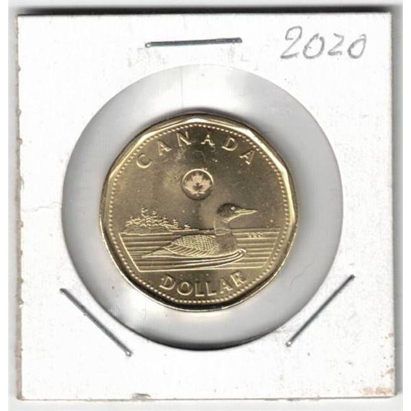 2020 Canada Loon Dollar, Uncirculated, New