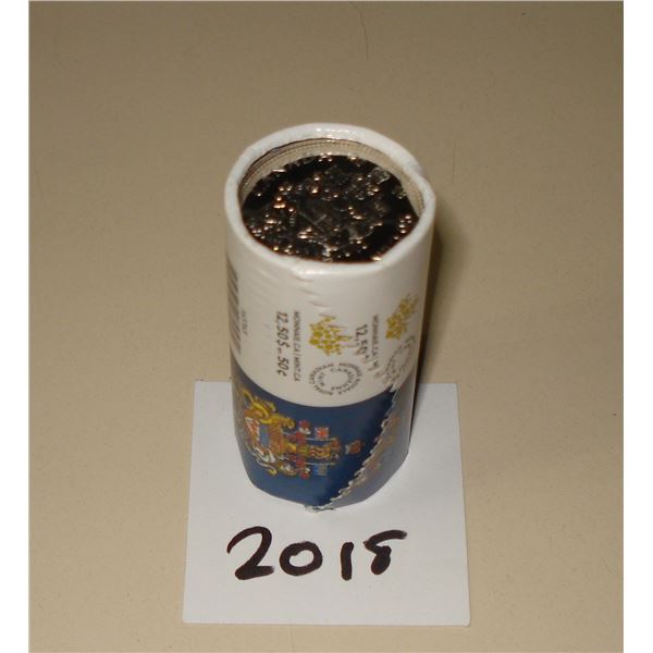 2018 Canada 50 cent Special Wrap Roll 25 coins, New