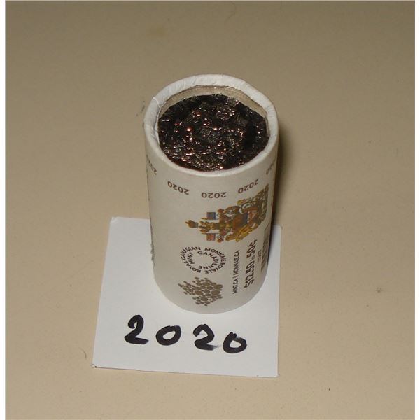 2020 Canada 50 cent Special Wrap Roll 25 coins, New