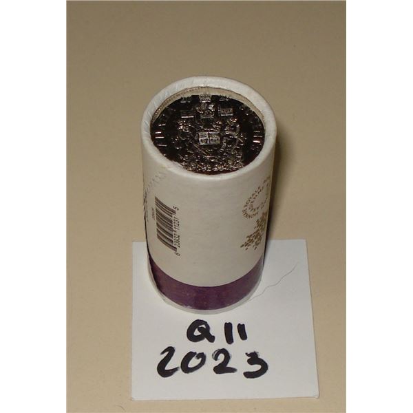 2023 Collector Edition Q E II, 50 cent Special Wrap Roll 25 coins, New
