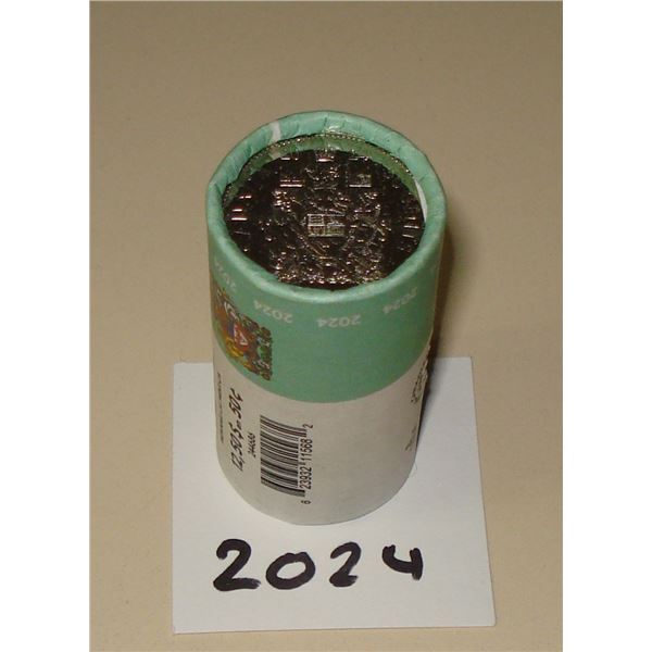 2024 Canada 50 cent Special Wrap Roll 25 coins, New