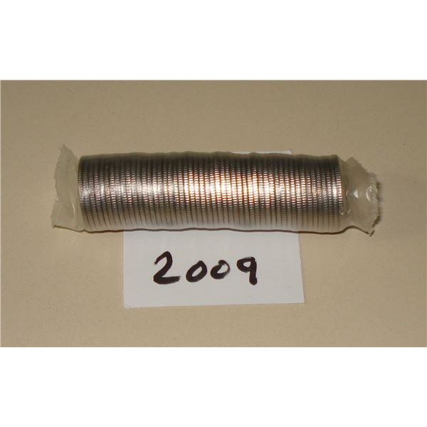 2009 Canada 10 cent Roll, 50 coins, New