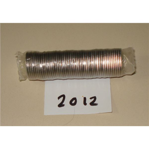 2012 Canada 10 cent Roll, 50 coins, New