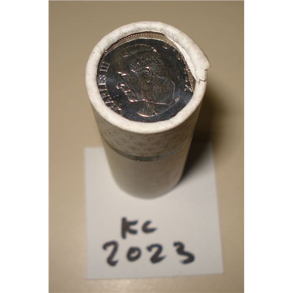 Error 2020 Canada 25 cent, Caribou First Strikes, Special Wrap Roll 25 coins, New