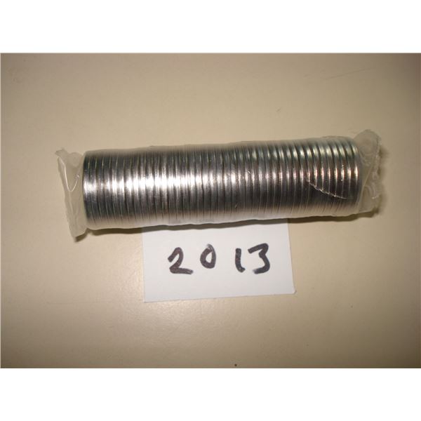 2013 Canada 5 cent RCM Plastic Wrap Roll of 40 Peices, New