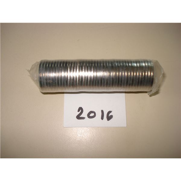 2016 Canada 5 cent RCM Plastic Wrap Roll of 40 Peices, New