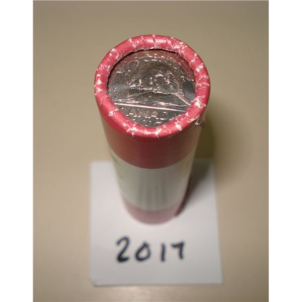 2017 Canada Classic 5 cent Special Wrap Roll of 40 Peices, New