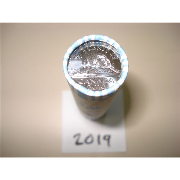 2019 Canada 5 cent RCM Wrap Roll of 40 Peices, New