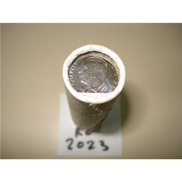 2023 King Charles III, Canada, First Strikes 5 cent Special Wrap Roll of 40 Peices, New