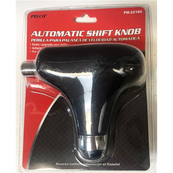 Pilot Automotive PM-22180 automatic shift knob in black