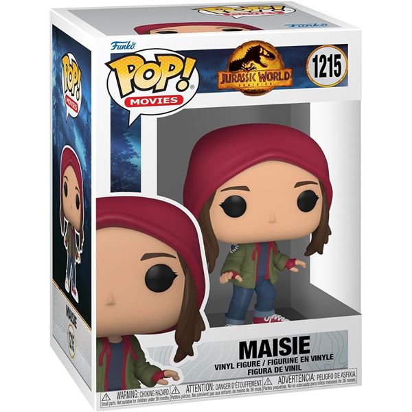 Funko Pop! Movies Jurassic World Dominion Maisie Lockwood vinyl figure, numbered 1215