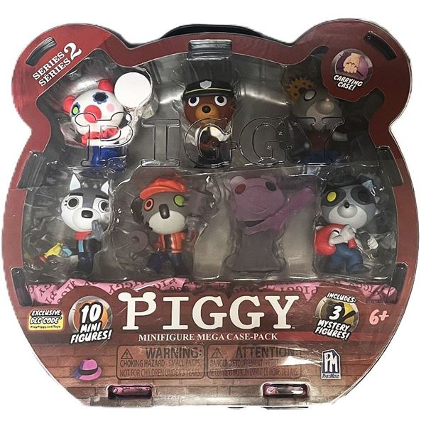 PhatMojo Roblox Piggy Series 2 Minifigure Mega Case with a carrying case