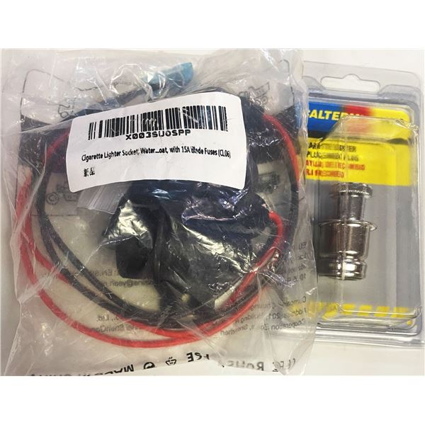Automotive 12V cigarette lighter power socket replacement kit