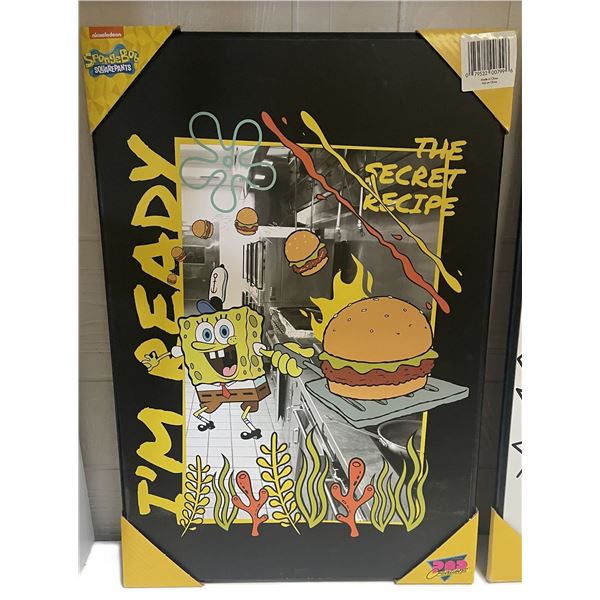 SpongeBob SquarePants Artwork , 14.725" x 22.375"