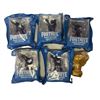 Image 1 : FIVE  Fortnite Dark Bomber Backpack Clips AND Fortnite Mythic Goldfish accessory set