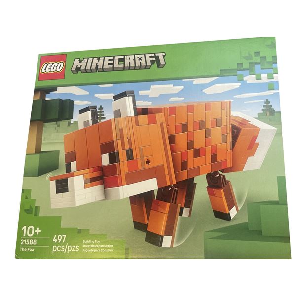 LEGO Minecraft The Fox Building Set (21588) with 497 pieces