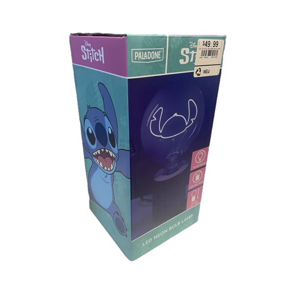 Paladone Disney Stitch decorative LED neon light bulb lamp