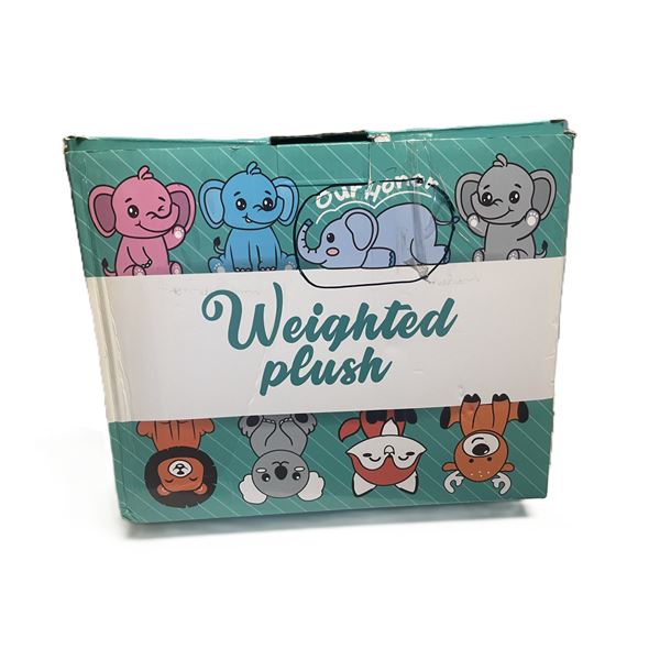 Elephant Weighted Plush Toy - Elephant  4.2 lbs