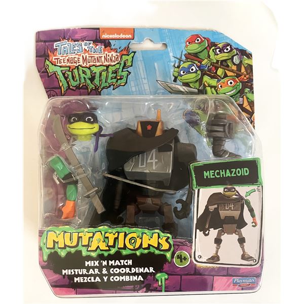 Playmates Toys Tales of the Teenage Mutant Ninja Turtles Mutations Mix 'N Match Mechazoid action fig