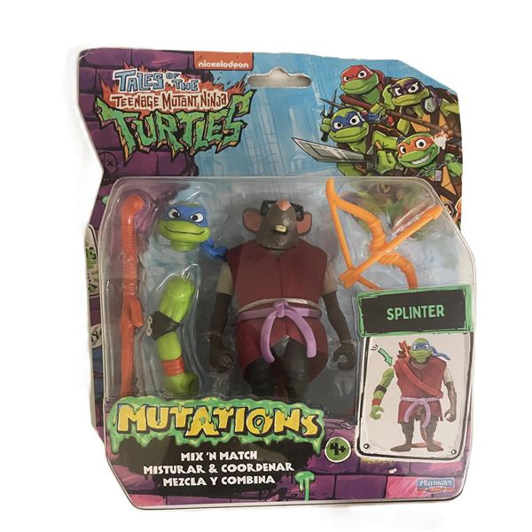 Playmates Toys Teenage Mutant Ninja Turtles Mutations Mix 'N Match Splinter action figure