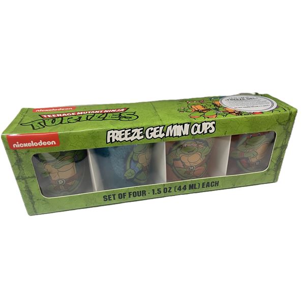 Silver Buffalo Teenage Mutant Ninja Turtles plastic freeze gel mini cups