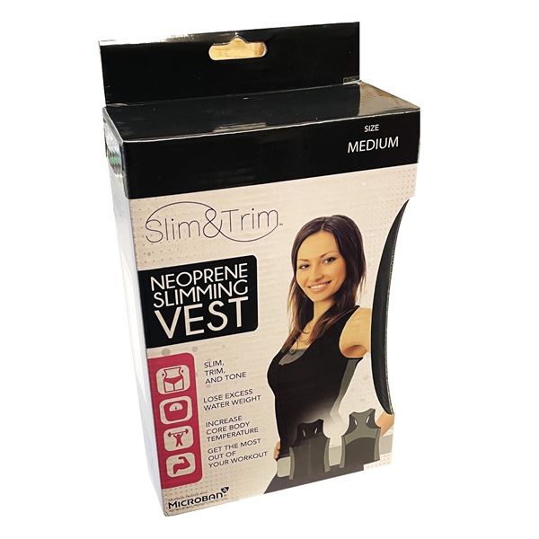 Slim & Trim Neoprene Slimming Vest SIZE MEDIUM