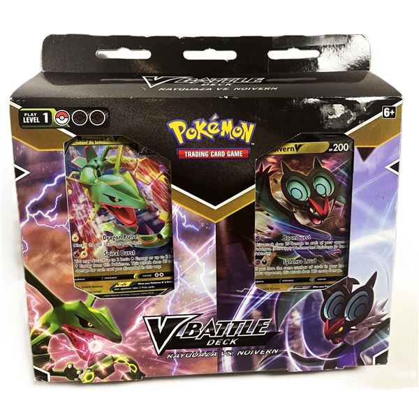 Pokémon Trading Card Game V Battle Deck bundle featuring Rayquaza V and Noivern V