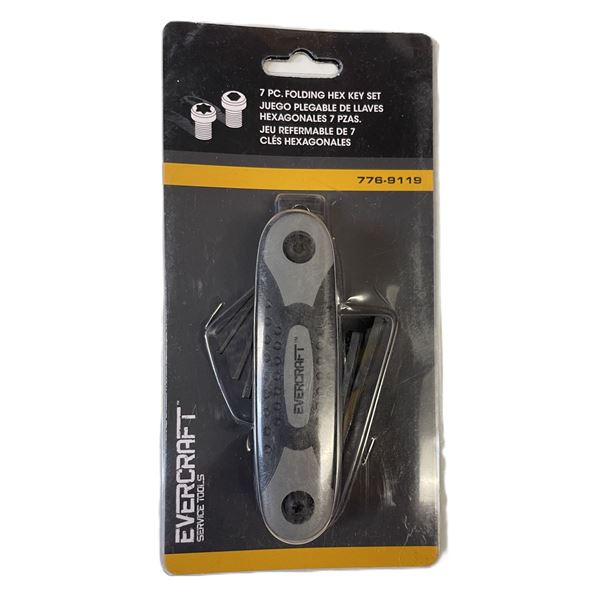 Evercraft Folding Hex Key Set