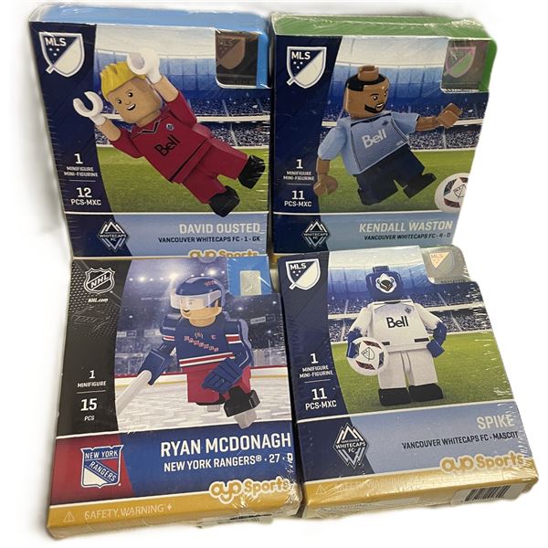 Lego-compatible building pieces , Ryan McDonagh New York Rangers collectible minifigure