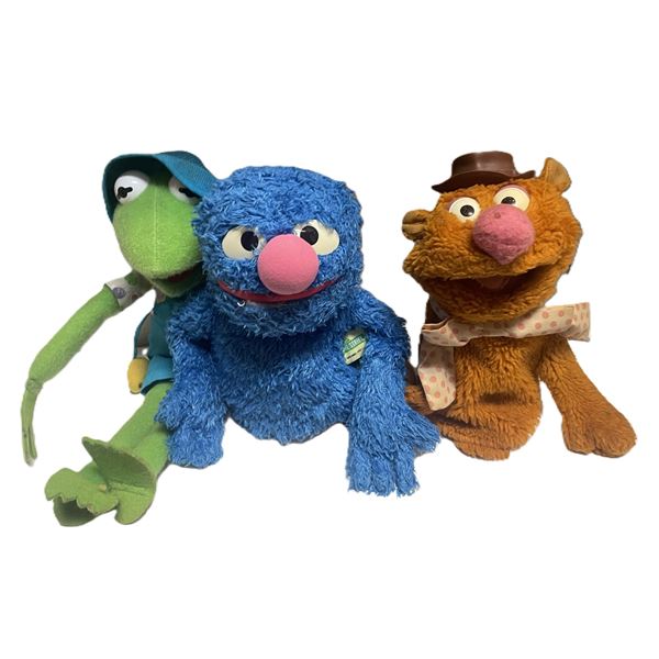 Muppets Toys,  two puppets and one stuffed Kermit