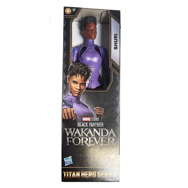Hasbro Marvel Titan Hero Series 12-inch Shuri action figure from Black Panther: Wakanda Forever